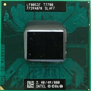 Intel Core 2 Duo T7700 SLA43 2C 2.4GHz 4MB 35W Socket P LF80537GG0564M 国内発