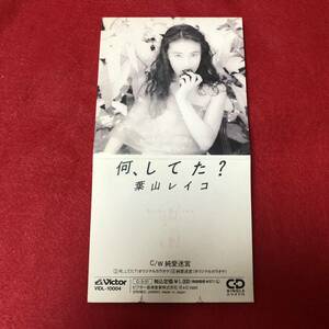 8cm CD 葉山レイコ ■ 何、してた? / 純愛迷宮 ■ 1990年3月21日 発売 ■ M1115