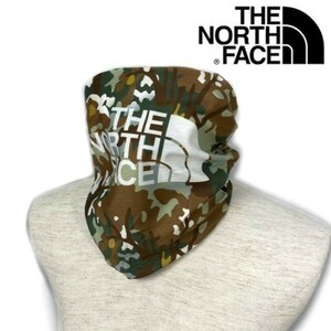 1円～!売切!【正規新品】THE NORTH FACE DIPSEA COVER IT ジプシーカバー ネックウォーマー US限定 速乾 上質 UV(OS)茶 迷彩柄 180623-11