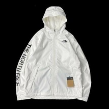 1円～!売切!【正規新品】THE NORTH FACE PRINTED MILLERTON JACKET マウンテンジャケット US限定 ミラートン 袖ロゴ 撥水(XL)白 180915-65_画像4