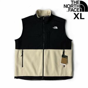 1円～!売切!【正規新品】THE NORTH FACE◆DENALI 2 VEST フリース ベスト デナリ 肉厚 ふわふわ ビッグサイズ US(XL)ベージュ 181024-55