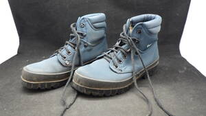 ★2194 Q-2 登山ブーツ　登山靴　ブーツ　トレッキンブーツ　ネイビー系　USED