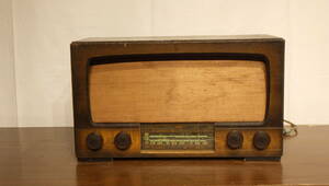 *1954 C-4-② retro vacuum tube radio antique Vintage junk 