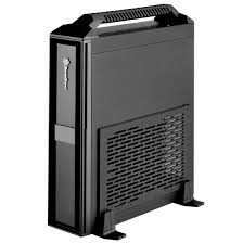 SilverStone Milo Series SST-ML08B-H スリムタワー型PCケース Mini-ITX 縦置き 横置き コンパクト 