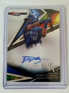 TOPPS 2022 BOWMANS BEST DANIEL VASQUEZ AUTO 直筆サインカード