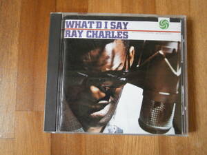 レイチャールズ　RAY CHARLES WHAT'D I SAY ホワッド・アイ・セイ　CD 国内盤　帯付き　名盤　レア