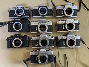 【10個】ミノルタ MINOLTA XD/X-7/XG-E/SRT SUPER/SRT101/SR-7/1/大量 フィルムカメラ ボディ まとめて ジャンク セット まとめ (103)