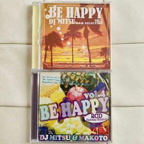 送料無料 / DJ MITSU ＆ MAKOTO / BE HAPPY VOL 2 VOL 4 / R&B CLASSIC MIX 格安2枚セット