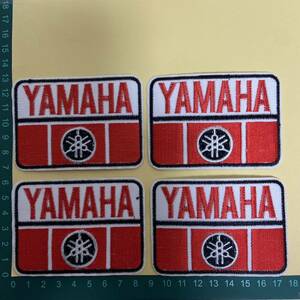 刺繍アイロンワッペン YAMAHA 4枚セット　手芸/リメイク/パッチ/アップリケ/人気/保育園/幼稚園/目印/素材/ハンドメイド/カスタマイズ