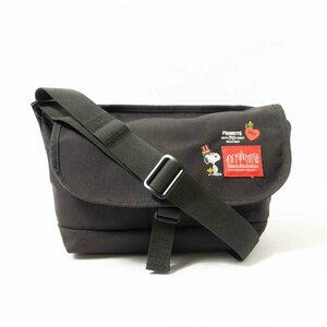 Manhattan Portage × PEANUTS 70th Anniversary マンハッタンポーテージ ピーナッツ コラボ ショルダーバッグ ブラック 黒 スヌーピー bag