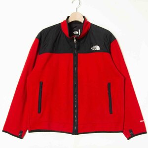 【1円スタート】THE NORTH FACE ノースフェイス フリースジャケット アウター カジュアル アウトドア 秋冬 レッド 赤 LL メンズ 日本製