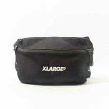 XLARGE エクストララージ ウエストバッグ ブラック 黒 ナイロン ユニセックス 男女兼用 シンプル 無地 デイリー カジュアル bag 鞄_画像1