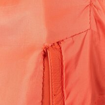 【1円スタート】Loewe ロエベ スペイン製 レザー タイトスカート バックスリット ボトムス 無地 61045 革 皮革 オレンジ 綺麗め カジュアル_画像8
