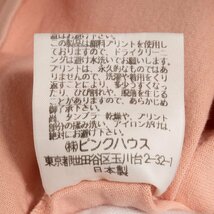 PINK HOUSE ピンクハウス 長袖カットソー アップリケ レディース L サーモンピンク コットン 綿100％ かわいい オリーブ少女 乙女 ガーリー_画像4