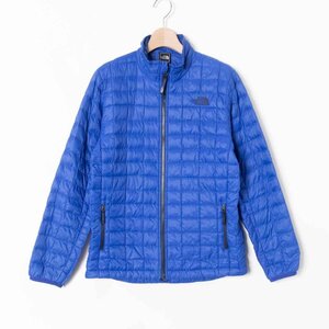 【1円スタート】THE NORTH FACE ザ・ノース・フェイス BOY’S ボーイズ 中綿ジャケット アウター ブルー L/G 14/16 ナイロン ポリエステル