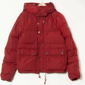 Abercrombie&Fitch アバクロンビー&フィッチ アバクロ ダウン ジャケット ジップアップ Mサイズ 裏チェック柄 ポリエステル 古着 秋冬