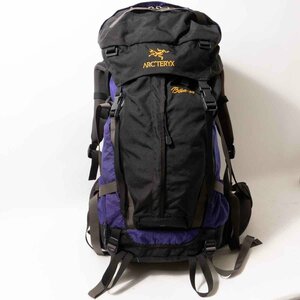 【1円スタート】ARC'TERYX アークテリクス Bora60 ボラ60 カナダ製 バックパック リュックサック ブラック ブルー ナイロン アウトドア 鞄