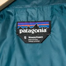 【1円スタート】patagonia パタゴニア スタンドカラーキルティングジャケット ブルゾン アウター カジュアル アウトドア 軽量 緑系 S_画像7