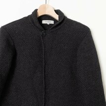 nonnative ノンネイティブ ニットジャケット カーディガン 上着 長袖 1 ウール100% ダークグレー系 カジュアル メンズ 秋冬_画像3