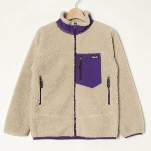 【1円スタート】patagonia パタゴニア キッズ L 12 フリースジャケット アウター ジップアップ 391152 ポリエステル アウトドア 秋冬