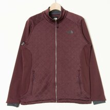 【1円スタート】THE NORTH FACE ザ ノースフェイス キッズ キルティング ジャケット 100 ポリエステル100% ボルドー アウトドア 子供服_画像1