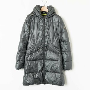 Versace Jeans ヴェルサーチェ ジーンズ 2WAY ダウンコート フーディ アウター IT42 ポリエステル100% グレー系 綺麗め カジュアル 秋冬