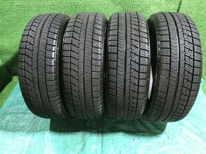 BRIDGESTONE ブリヂストン VRX 195/60R15 2020年製 冬タイヤ スタッドレスタイヤ 4本セット NA6-3 YM