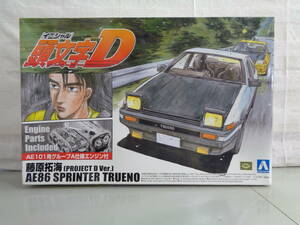 青島文化教材社 頭文字D 藤原拓海 AE86 スプリンタートレノ プロジェクトD仕様 1/24スケール 頭文字Dシリーズ プラモデル 未組立品 即決