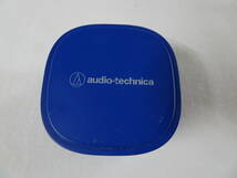 ジャンク品 audio-technica オーディオテクニカ Bluetooth ワイヤレスイヤホン ATH-SQ1TW BL ブルー 即決_画像1