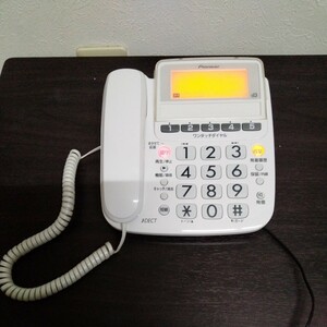 通電確認済　Pioneer デジタルコードレス電話機　TF-SE10S 子機欠品