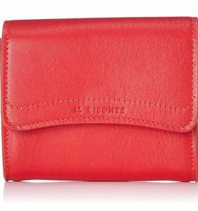 イルビゾンテ　二つ折り財布　2つ折り　レディース　並行輸入品　コンパクト　財布　ミニ財布　レッド　赤　