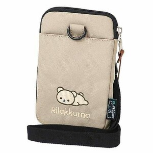  мульти- плечо сумка смартфон сумка Rilakkuma RE-PET водоотталкивающий сумка на плечо плечо . плечо .. смартфон сумка на плечо SDGs eko 