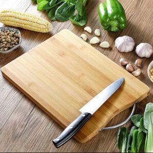 新品 天然木 竹製まな板 1点 / バンブー カッティングボード BBQ キャンプ アウトドア キッチン 調理器具