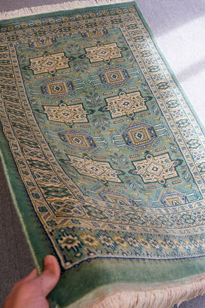 パキスタン手織り絨毯 size:145×92cm ウール