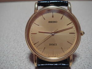 セイコー　ドルチェ　メンズ腕時計　18KT 8J41-6060 SEIKO DOLCE　クォーツ　//18金