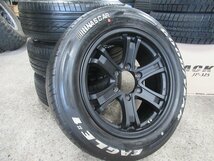 【ハイエース　200系】Weds　KEELER17X7.5+25　6/139.7【マッドブラック】215/60R17　109/107Goodyear NASCAR 2020年製　ホワイトレター♪_画像6