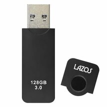 ◆送料無料/規格内◆ USBメモリ 128GB 大容量 データ保存 高速転送 USB3.0 フラッシュメモリ 保護キャップ付 ◇ キャップ式メモリ128GB:黒_画像10