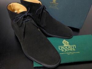 美品 使用回数少 クロケット＆ジョーンズ 8.5E CROCKETT&JONES 「CHERTSEY」チャッカブーツ 7473