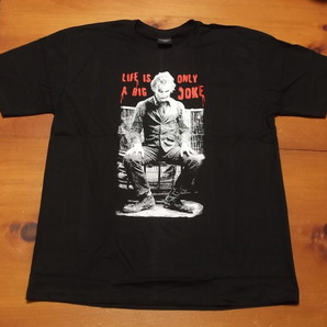 新品 【Joker】ヒースレジャー Dark Night ジョーカー プリント Tシャツ XL // 映画Tシャツ バットマン ムービーTシャツ ダークナイトの画像1