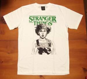 新品 【Stranger Things】ストレンジャーシングス イレブン 11 両面 プリント Tシャツ XL // SF ドラマ ミリーボビーブラウン