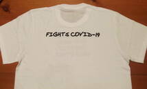 新品 【Fights Covid-19】マリリンモンロー マスク プリントTシャツ M // コロナ ハリウッド 映画 シネマ_画像3