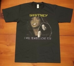 新品【Whitney】 ホイットニーヒューストン I Will Always Love You Vintage Style プリント Tシャツ XL //ボディガード ケビンコスナー