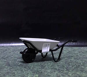 オビツ１１ フィギュア 人形 カスタムドール 1/12スケール ミニチュア 撮影用 ミニチュア一輪車 グレイ B2207203