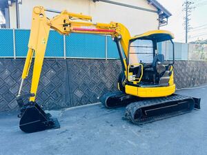 ★KOMATSU★ コマツ　PC58UU-3-AC 油圧ショベル　6トンクラス　オフセットブーム　ゴムクローラー新品　吊上荷重　0.9トン　建機