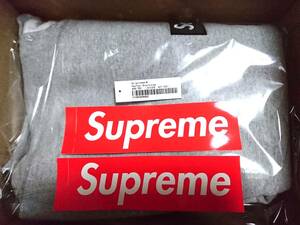 ■即決■新品未開封■ 22 Supreme Box Logo Crewneck Heather Grey L ボックスロゴ クルーネック スウェット パーカー グレー シュプリーム