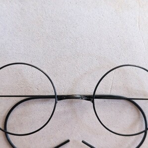 めがね（№18） k22 ヴィンテージ ビンテージ アンティーク レトロ 丸メガネ まる 一山 丸眼鏡の画像2