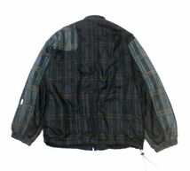 ARCHIVE 2000AW UNDERCOVER D220 リバーシブル ナイロンジップジャケット アンダーカバー ライダース ブルゾン マルチチェック 切替 M S-26_画像3