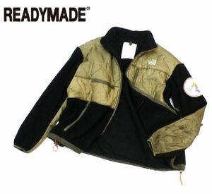 正規品 READYMADE FREECE JACKET US ARMY LINE レディメイド キルティング×フリースドッキングジャケット 再構築 ブラック カーキ 2 E-27