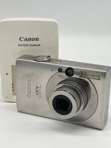N33239■ Canon IXY キャノン イクシー PC1262 コンパクト デジタルカメラ デジカメ シルバー 稼働品 充電器付き コンデジ ■