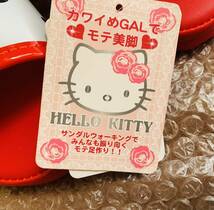  未使用 当時物　 Hello Kitty ハローキティ　 サンダル Lサイズ 24〜24.5cm　 赤 レッド　 サンリオ SANRIO 2016年 グッズ タグ付き_画像6